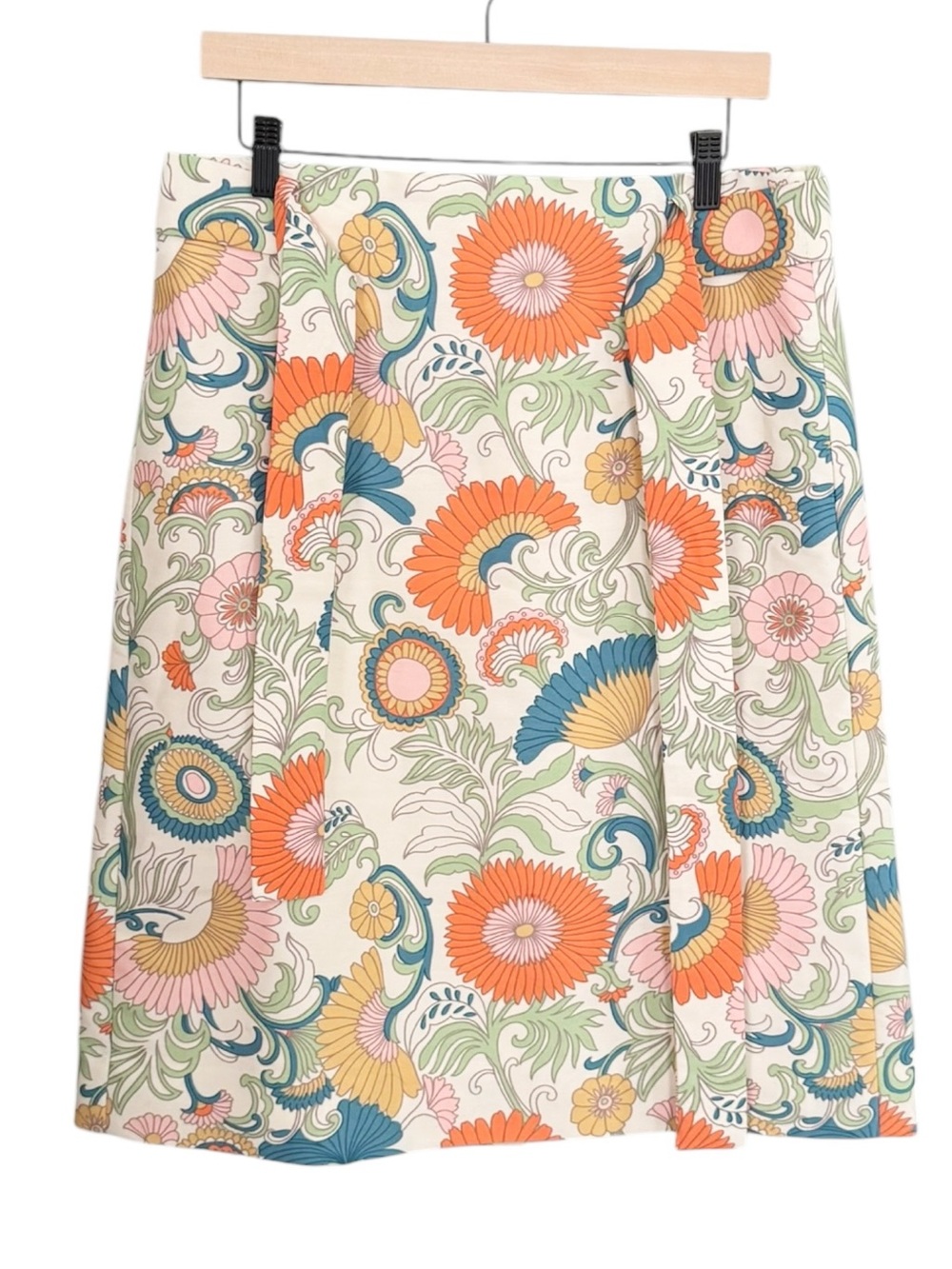 J.Crew Tie Waist Ornate Floral Skirt | 10 - Picture 3 of 10